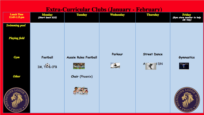 Image of Extra Curriculum Clubs